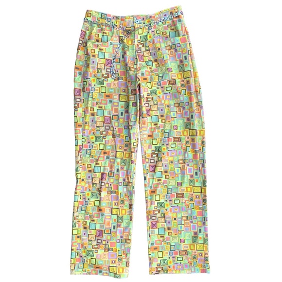 Dolls Kill The Ragged Priest Confusion Chain Pant Size 14 Retro Punk High Waist - Picture 10 of 15